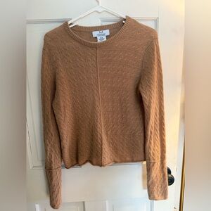 Magaschoni Cashmere Sweater in Warm Tan